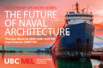 Guest Lecture: The Future of Naval Architecture – Peter G. Noble – March 14, 2019